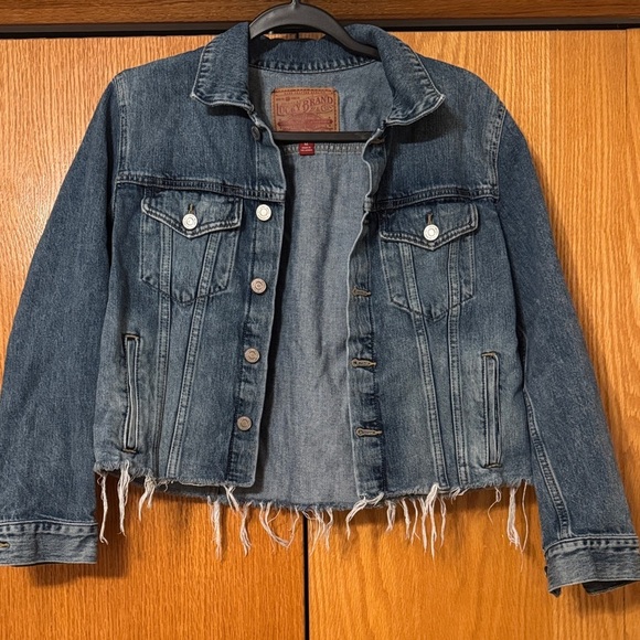 Lucky Brand Jackets & Blazers - Lucky Brand Distressed Blue Jean Jacket